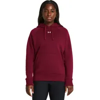 Under Armour Rival Fleece Hoodie Damen 625 cardinal/white L