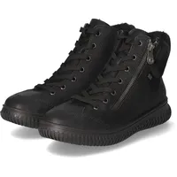 Rieker Damen 74244 Schnürstiefel, Schwarz, 38