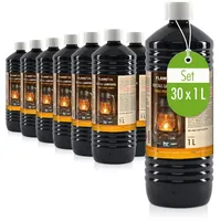 Höfer Chemie 30x 1 L Lampenöl Hochrein Kristallklar