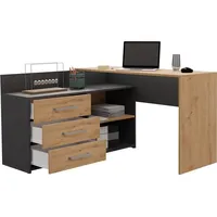 Veneti DANY ANTHRACITE ARTISAN Schreibtisch