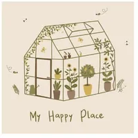 Ib laursen Serviette My Happy Place, 20er Pack, 33x33