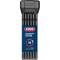 ABUS Bordo 6200K/90 Schwarz Faltschloss