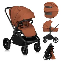 Lionelo MIKA Plus 2-in-1 Kombikinderwagen Brown Rust - Braun