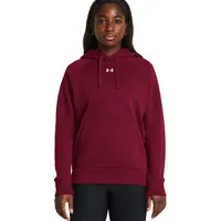 Under Armour Rival Fleece Hoodie Damen 625 cardinal/white XS