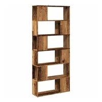 VidaXL Bücherregal/Raumteiler Altholz-Optik 80x24x186 cm