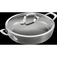 BALLARINI Servierpfanne Salina Ceramic rund, backofengeeignet,PFOA-frei, Deckel 28cm, Pfanne