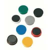 Alco Haftmagente rund rot 38mm 10Stück Sortiert