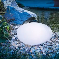 Esotec Dekorativer Solar Leuchtstein Smart Stone Kugelleuchte outdoor 106102