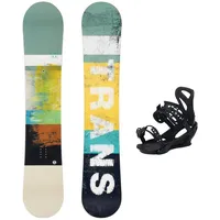 TRANS Snowboard Set FE 143 cm Grün + Team