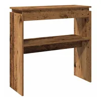 VidaXL Konsolentisch Altholz-Optik 80x30x80 cm Holzwerkstoff