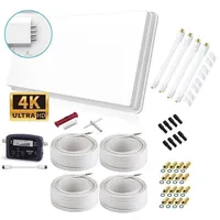 Selfsat H30D4+ Set - Quad Flachantenne Full HD 4K