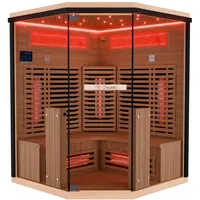 Dewello Dewello® Infrarotkabine Infrarotsauna KENORA 140x140 für 2-3 Personen