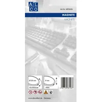 Alco Haftmagnete 8mm Ø 20mm silber