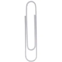 Alco Briefklammer Metall kunststoffüberzogen 50mm weiß VE=100 Stück