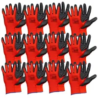 Procera 12 Paar X-Latos Schutzhandschuhe Arbeitshandschuhe Gr.10 Latex Beschichtung