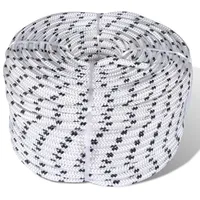 VidaXL Geflochtenes Tauwerk Bootsleine Polyester 10 mm x 50