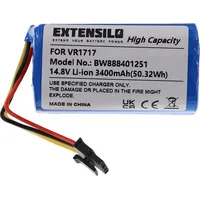 EXTENSILO Akku kompatibel mit Blaupunkt BlueBot XSmart BPK-VCBB1XS, BlueBot