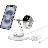 Belkin BoostCharge Pro 3-in-1 Qi2 15w - Weiß