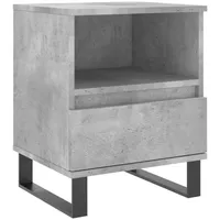 VidaXL Nachttisch Betongrau 40x35x50 cm Holzwerkstoff