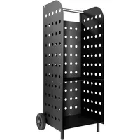 Tectake tectake® Holzwagen, aus Stahl, zusätzlicher Boden , 53,5
