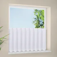 Gerster Scheibengardine »Delia« Durchzuglöcher 1 Stk. tlg. Unifarbener Panneau