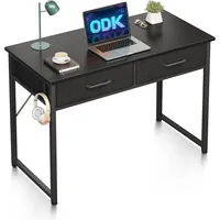 Luxuskollektion ODK Schreibtisch mit 2 Schubladen und Kopfhörer Halter,