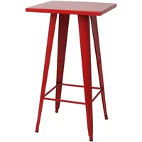Mendler Stehtisch HWC-A73, Bistrotisch Bartisch, Metall Industriedesign 105x60x60cm -