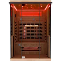 Dewello Dewello® Infrarotkabine Infrarotsauna KENORA 130x105 für 1-2 Personen