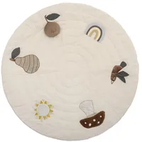 Bloomingville Mini Agnes Spielmatte, Weiß, Baumwolle D100 cm,