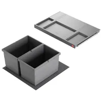 HAILO Allegro System, Mülleimer Einbau 60cm Schublade, Frontauszug -