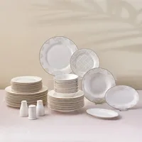 KARACA Siena Service de Table Geschirr Set, 53 Tlg,