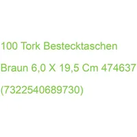 TORK 100 TORK Bestecktaschen braun 6,0 x 19,5 cm