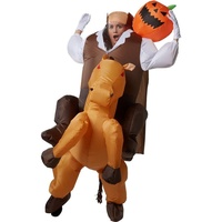 Tectake Aufblasbares Kostüm Kopfloser Reiter Unisex Einheitsgröße