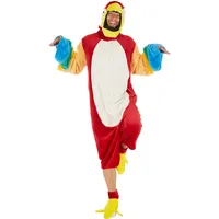 Tectake Papagei-Kostüm Unisex XL