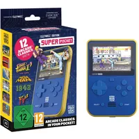 Blaze Capcom Super Pocket 12 Spiele Blau