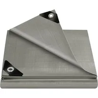 Woltu Abdeckplane wasserdicht, 180 g/m2 PE Schutzplane mit Ösen,