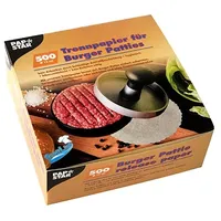 Papstar 500 Trennpapiere für Burger Patties Ø 13 cm