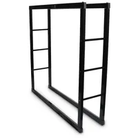 BITUXX Kaminholzständer Holzlager Kaminholzkorb Brennholzhalter Holzablage Kaminholzregal 100 x