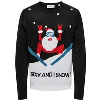 Only & Sons "ONSXMAS REG 5 PLACEMENT CREW KNIT",