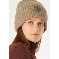 Codello Mütze aus Rippenstrick beige Damen