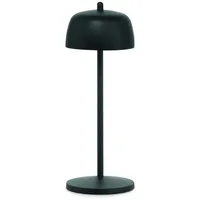 Zafferano circe Schwarze LED-Tischleuchte, wiederaufladbar und dimmbar