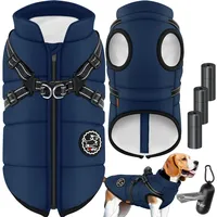Lovpet LOVPET® Hundejacke Hundemantel mit Geschirr, inkl. 45 Stück