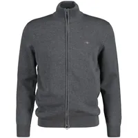 GANT Herren Strickjacke - »CASUAL COTTON ZIP Cardigan Stehkragen,
