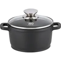 ELO Kochtopf Alucast 16 cm Aluguß Schwarz