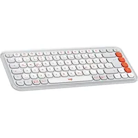 Logitech POP Icon Keys DE Offwhite / Orange