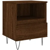 VidaXL Nachttisch Braun Eichen-Optik 40x35x50 cm Holzwerkstoff