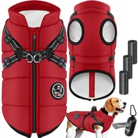 Lovpet LOVPET® Hundejacke Hundemantel mit Geschirr, inkl. 45 Stück