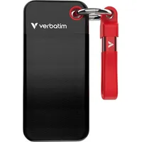 Verbatim Pocket SSD schwarz/rot, 2TB, USB-C 3.1 (32196)