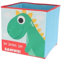 COFI Dino Box 31x31x31 cm Faltbare Spielzeugkiste aufbewahrungsbox für