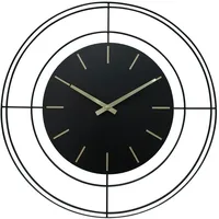 Mobili Rebecca Rebecca Mobili Wanduhr, Schwarz, Metall, Analog 50